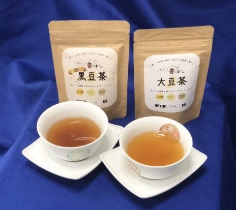 ドローン×ITで栽培した 「香ばし大豆茶」「香ばし黒豆茶」の販売がAmazonで開始