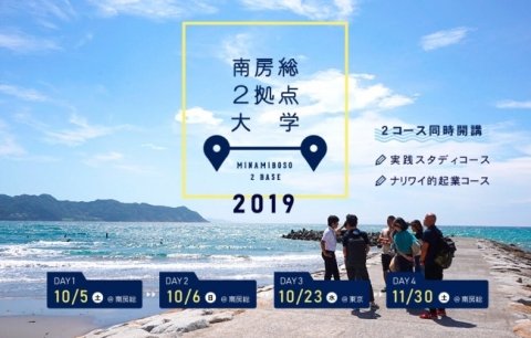 南房総市とココロマチ、起業&農業ビジネス実践講座「南房総2拠点大学2019」開催