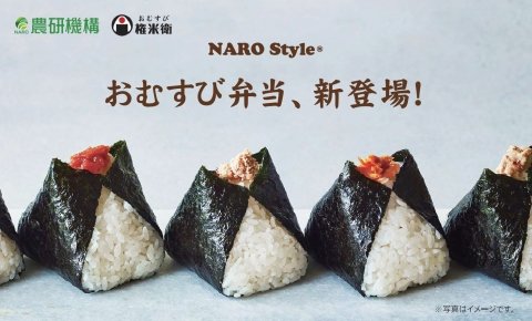 機能性もち麦を使ったおむすび「NARO Style おむすび弁当」1日10食で限定販売中