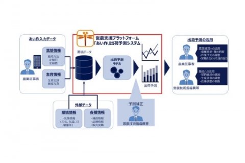 営農支援プラットフォーム「あい作（R）」に出荷予測システムが追加
