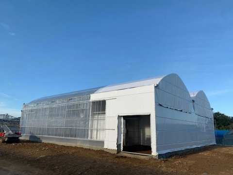 AGRIST、ピーマン自動収穫ロボット「L」に最適化したハウスを一般公開