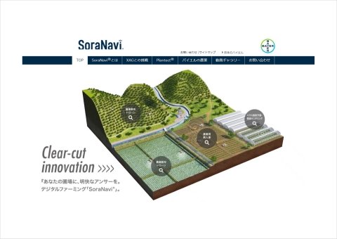 バイエルのデジタル農業情報サイト「SoraNavi」がリニューアル