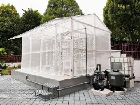水耕栽培と養殖の循環農法を実現する「アクポニハウス（おさかな畑）」が発売