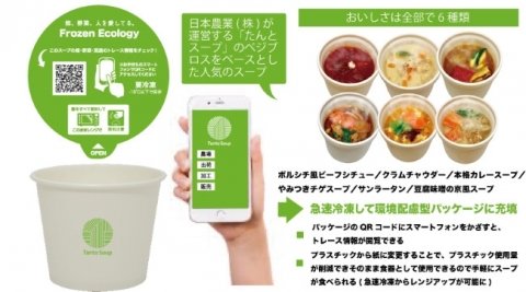 QRコードを使用して食の安心・安全を届ける実証実験がスタート