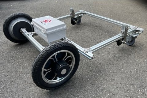 アトラックラボ、レールを自動走行する電動台車を開発