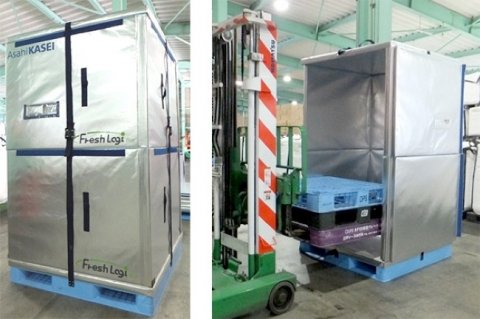 旭化成、密閉ボックス「Fresh Logi」を活用した農産物輸送を開始