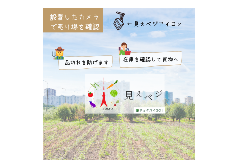直売所検索アプリ「チョクバイGO！」にカメラによる“売り場見える化”機能追加