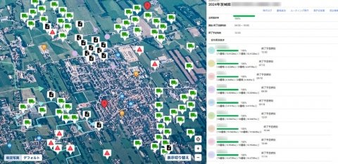 オプティム、「ピンポイントタイム散布サービス」の2024年度成果を発表 ドローン散布面積は2万6000haに