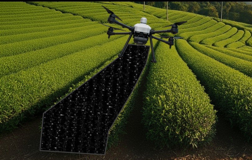 AutoCover、茶園被覆作業をドローンで自動化する技術が「スマート農業